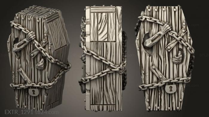 Exteriors (Undertaker Coffin Zombie, EXTR_1291) 3D models for cnc