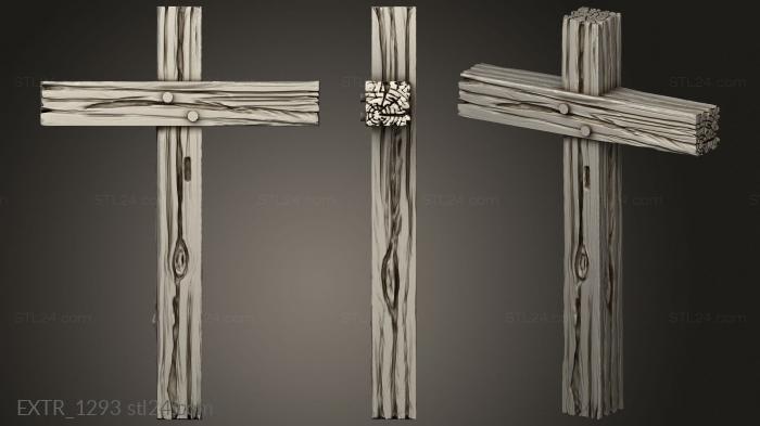 Exteriors (Undertaker Cross, EXTR_1293) 3D models for cnc