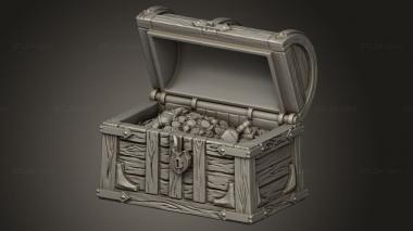 Exteriors (Treasure Chest Open, EXTR_1315) 3D models for cnc