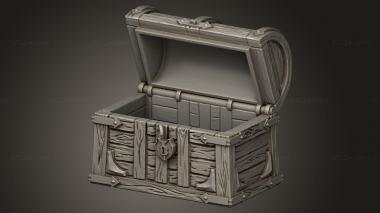 Exteriors (Treasure Chest Open, EXTR_1316) 3D models for cnc