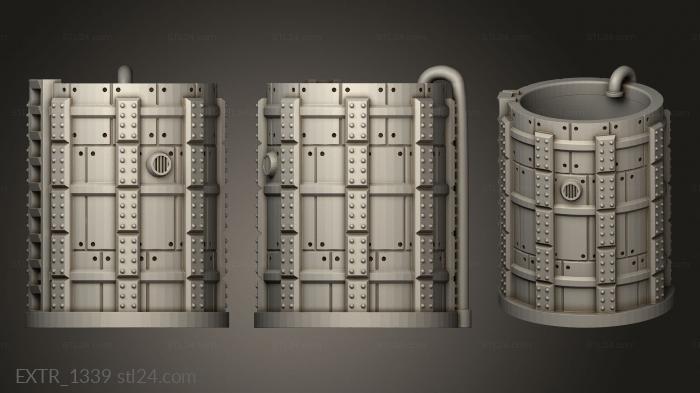 Exteriors (Modular Chemical Tank, EXTR_1339) 3D models for cnc