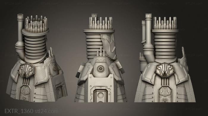 Exteriors (Warforged Monster Tray DH, EXTR_1360) 3D models for cnc