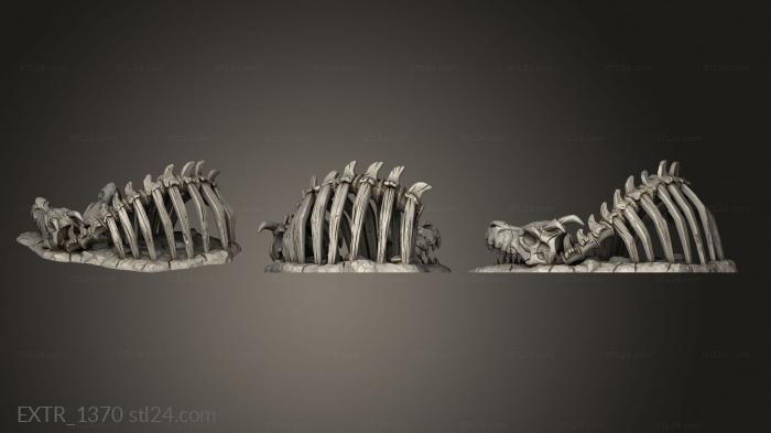 Exteriors (Wastelands Terrain Core Rex Skulls, EXTR_1370) 3D models for cnc