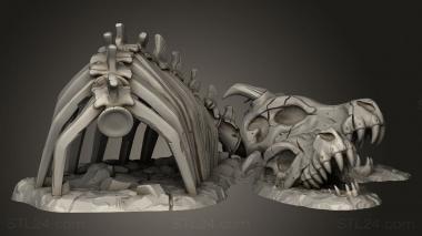 Exteriors (Wastelands Terrain Core Rex Skulls, EXTR_1370) 3D models for cnc