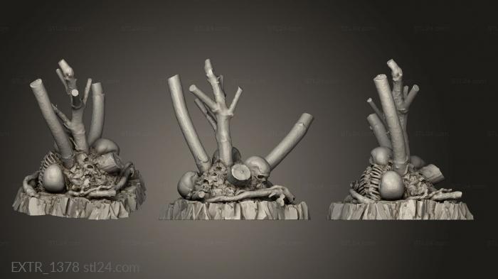 Exteriors (Witchnaments Fantastic Plants and Rocks, EXTR_1378) 3D models for cnc