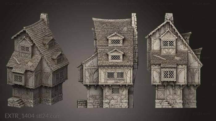 Exteriors (Medieval Home, EXTR_1404) 3D models for cnc