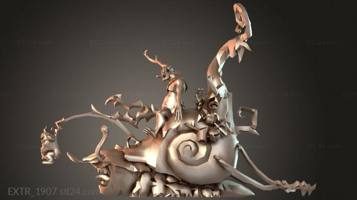 Экстерьеры (EXTR_1907) 3D модель для ЧПУ станка