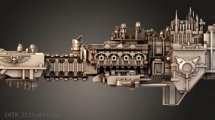 Экстерьеры (EXTR_2173) 3D модель для ЧПУ станка