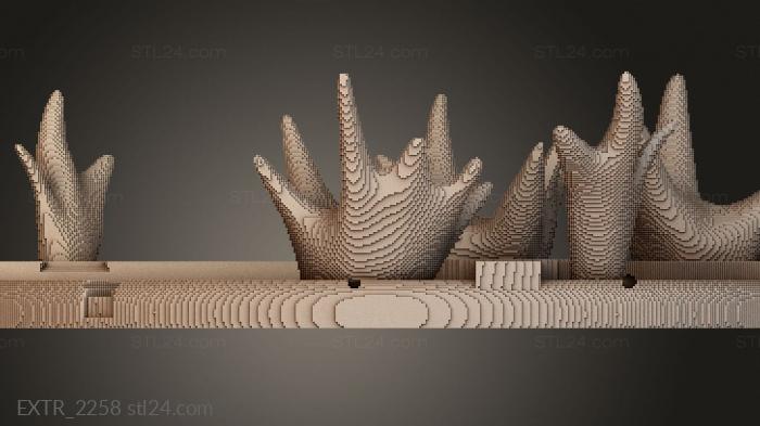 Экстерьеры (EXTR_2258) 3D модель для ЧПУ станка