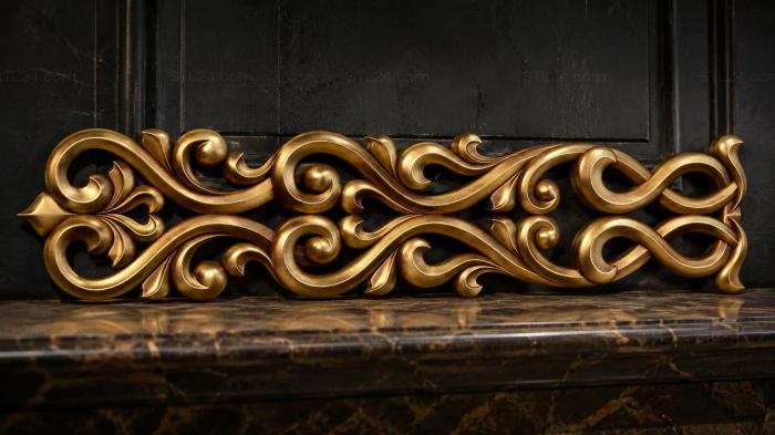 Frieze (Openwork symmetry-2, FRZ_0001-2) 3D models for cnc