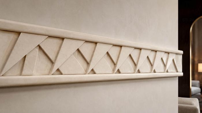 Frieze (Shards, FRZ_0225) 3D models for cnc