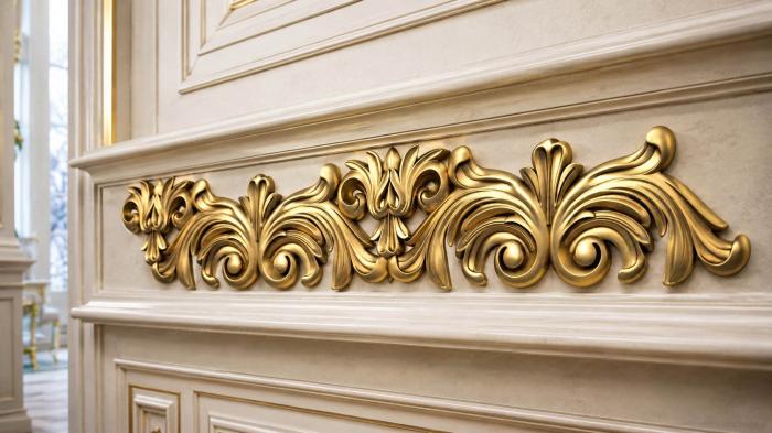 Frieze (Acanthus leaf symmetry, FRZ_0232) 3D models for cnc