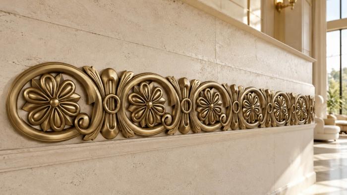 Frieze (Geraniums, FRZ_0238) 3D models for cnc