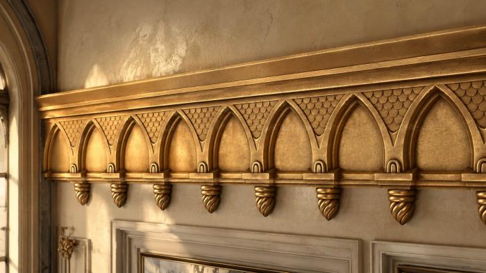 Frieze (Pointed arches, FRZ_0267) 3D models for cnc