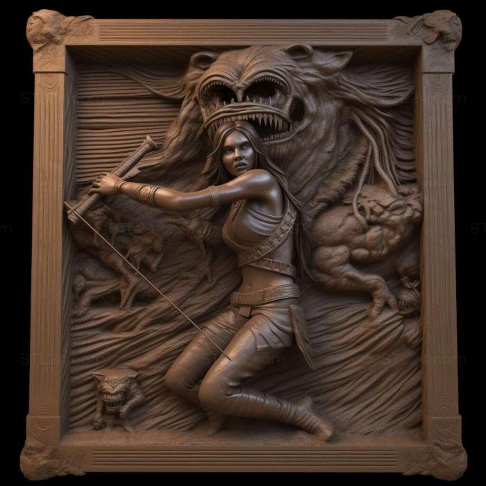 Games (Tomb Raider 4 The Last Revelation 3, GAMES_10575) 3D models for cnc