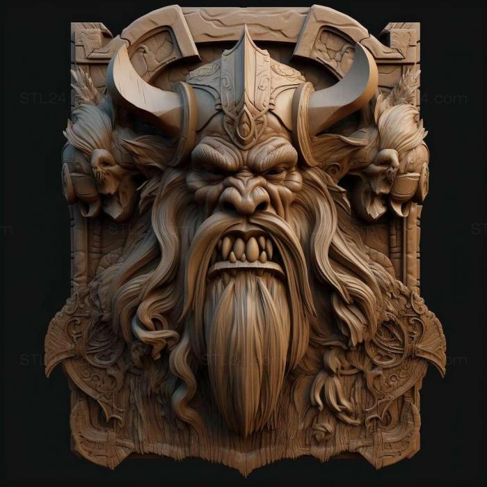 Games (Warcraft 2 Tides of Darkness 3, GAMES_1063) 3D models for cnc