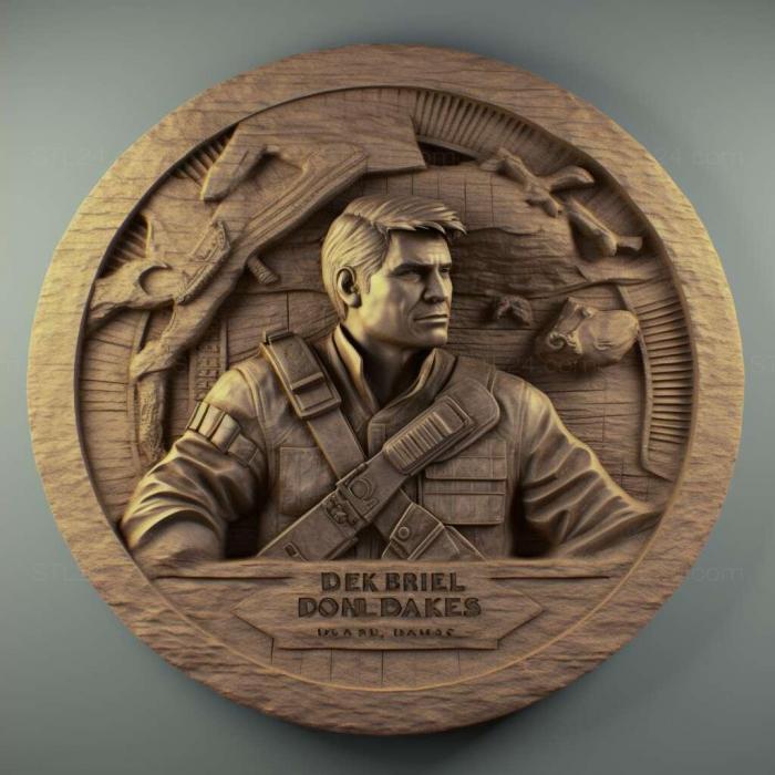 Games (Uncharted 3 Drakes Deception 3, GAMES_10655) 3D models for cnc