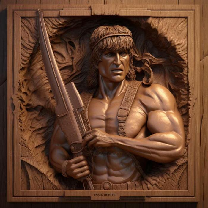 Games (Rambo The Video Game 3, GAMES_10687) 3D models for cnc