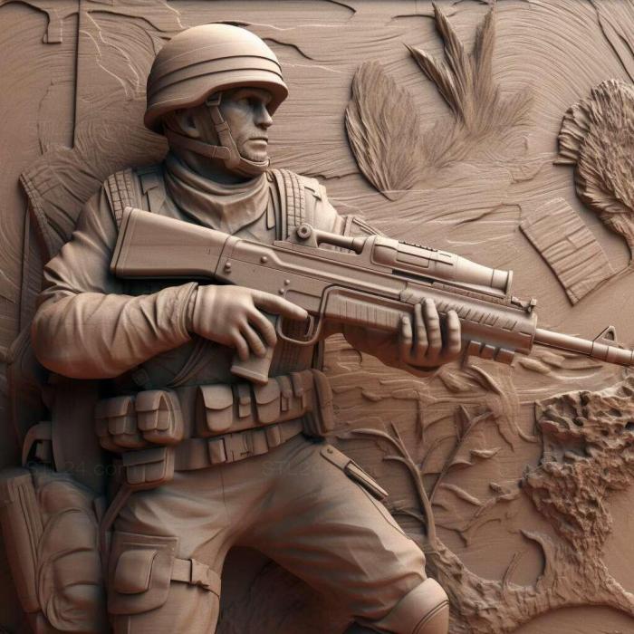 Games (Battlefield 3 End 3, GAMES_10867) 3D models for cnc