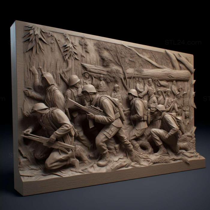 Games (Company of Heroes 2 Ardennes Assault 4, GAMES_11012) 3D models for cnc