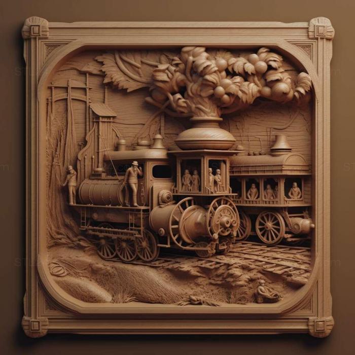 Games (Railroad Tycoon 2 4, GAMES_11156) 3D models for cnc