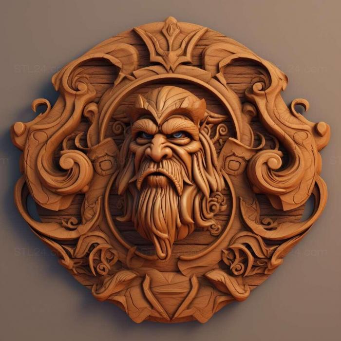 Games (Hearthstone Rastakhans Rumble 3, GAMES_11247) 3D models for cnc