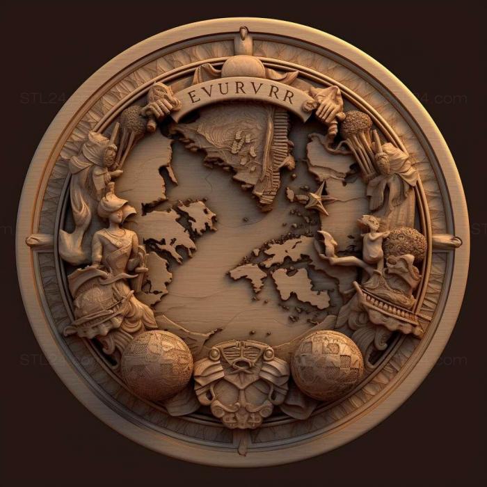 Games (Europa Universalis 1, GAMES_11313) 3D models for cnc