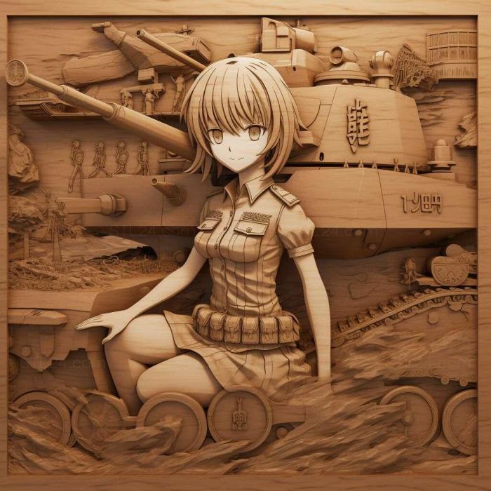 Girls und Panzer Master the Tank Road 3