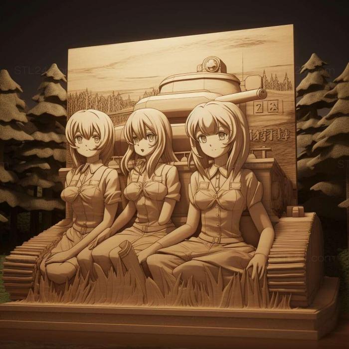 Girls und Panzer Master the Tank Road 4