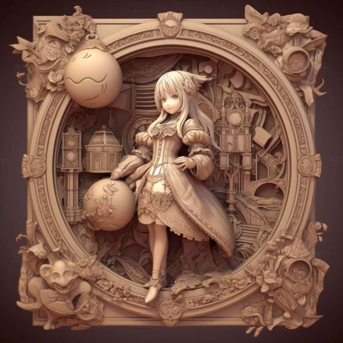 Games (Atelier Escha Logy Alchemists of the Dusk Sky 1, GAMES_1133) 3D models for cnc