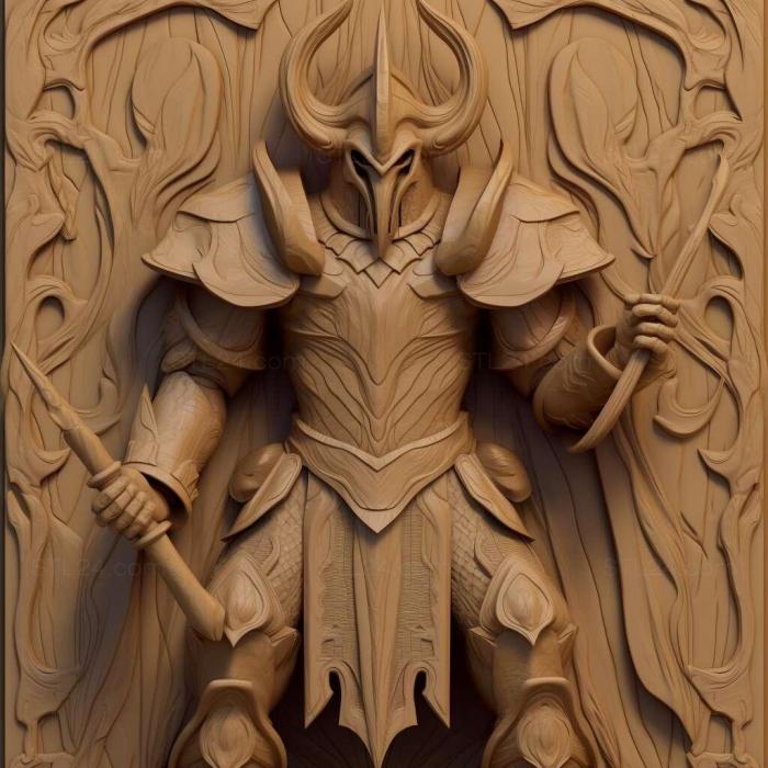 Games (Shovel Knight King of Cards 3, GAMES_11403) 3D models for cnc