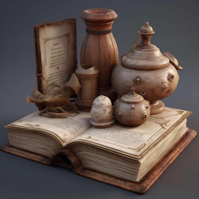 Games (Wonderbook Book of Potions 1, GAMES_1145) 3D models for cnc