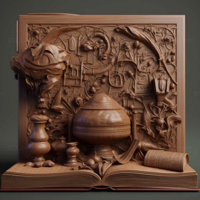 Games (Wonderbook Book of Potions 4, GAMES_1148) 3D models for cnc