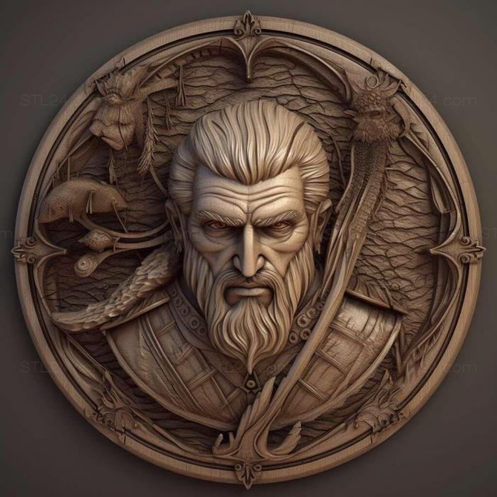 Games (The Witcher Wild Hunt 3, GAMES_11535) 3D models for cnc