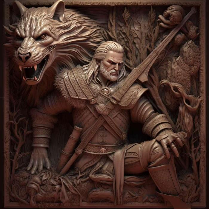 Games (The Witcher Wild Hunt 4, GAMES_11536) 3D models for cnc