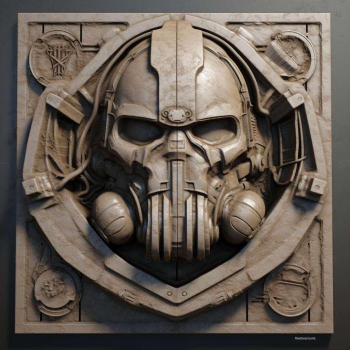 Games (Fallout Tactics Brotherhood of Steel 3, GAMES_11647) 3D models for cnc