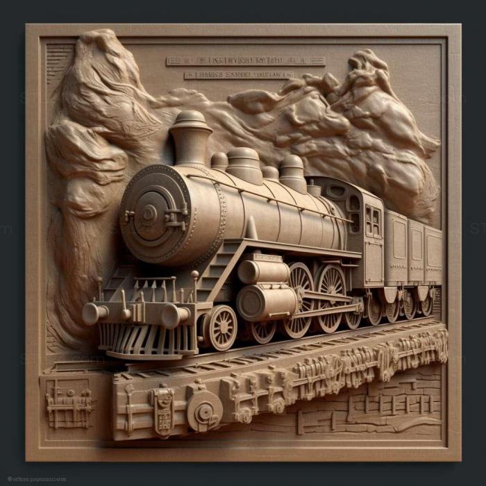 Games (Trans Siberian Railway Simulator 2, GAMES_11730) 3D models for cnc