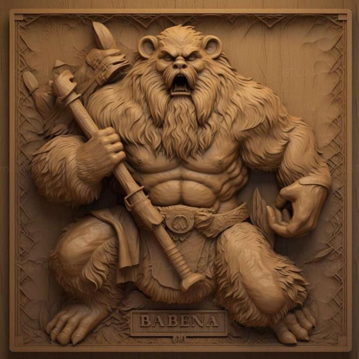 Games (Golden Axe BeaRider 1, GAMES_11813) 3D models for cnc