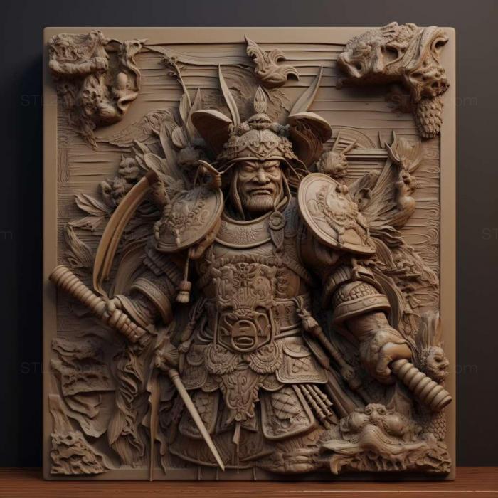 Games (Total War Shogun 2 Fall of the Samurai 1, GAMES_11845) 3D models for cnc
