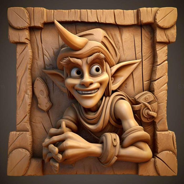 Games (The Jak and Daxter Collection 2, GAMES_11974) 3D models for cnc