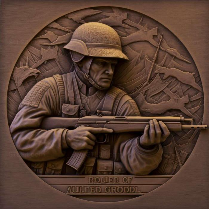 Games (Medal of Honor Allied Assault Breakthrough 1, GAMES_12053) 3D models for cnc