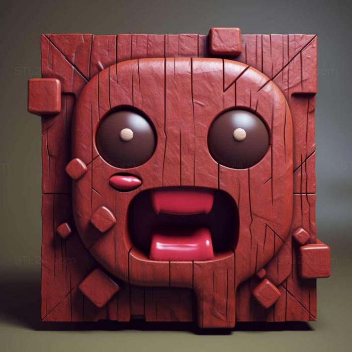 Games (Super Meat Boy Forever 3, GAMES_12203) 3D models for cnc