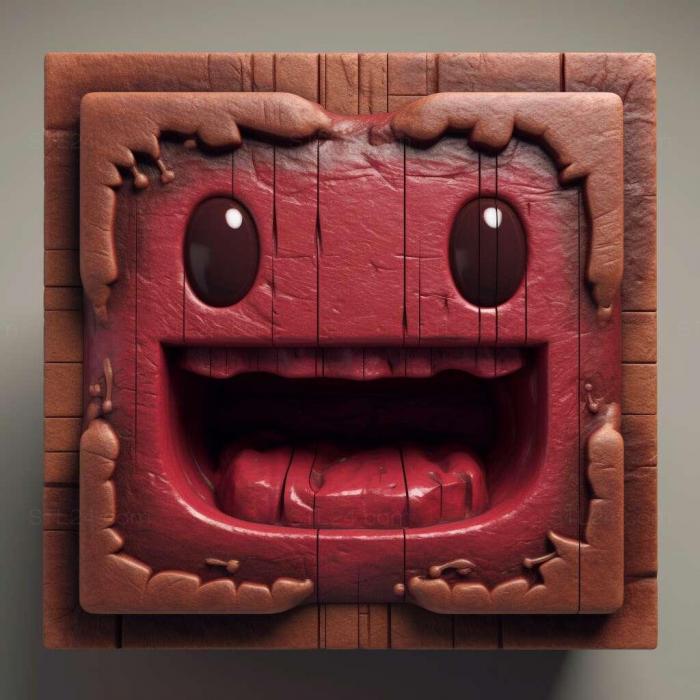 Games (Super Meat Boy Forever 4, GAMES_12204) 3D models for cnc