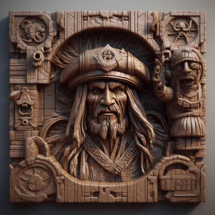 Games (LEGO Pirates of the Caribbean 1, GAMES_1229) 3D models for cnc