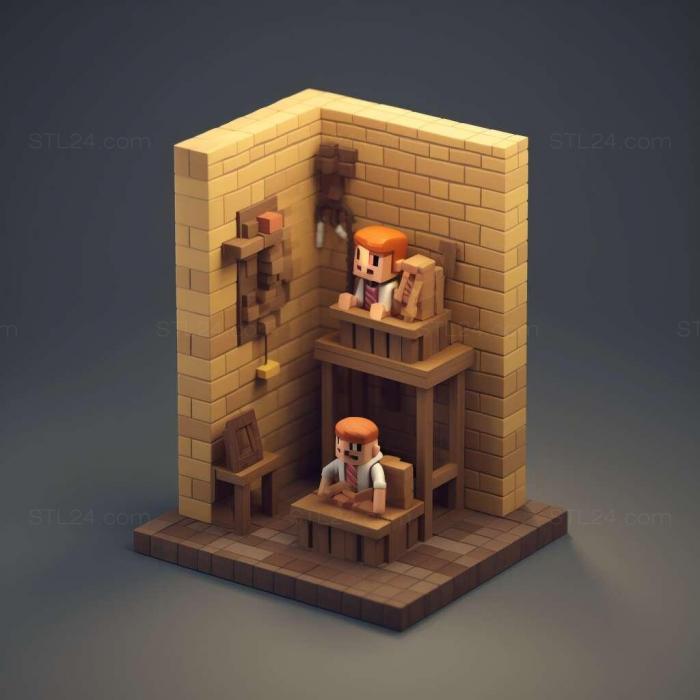 Games (The Escapists 2 Pocket Breakout 1, GAMES_12409) 3D models for cnc