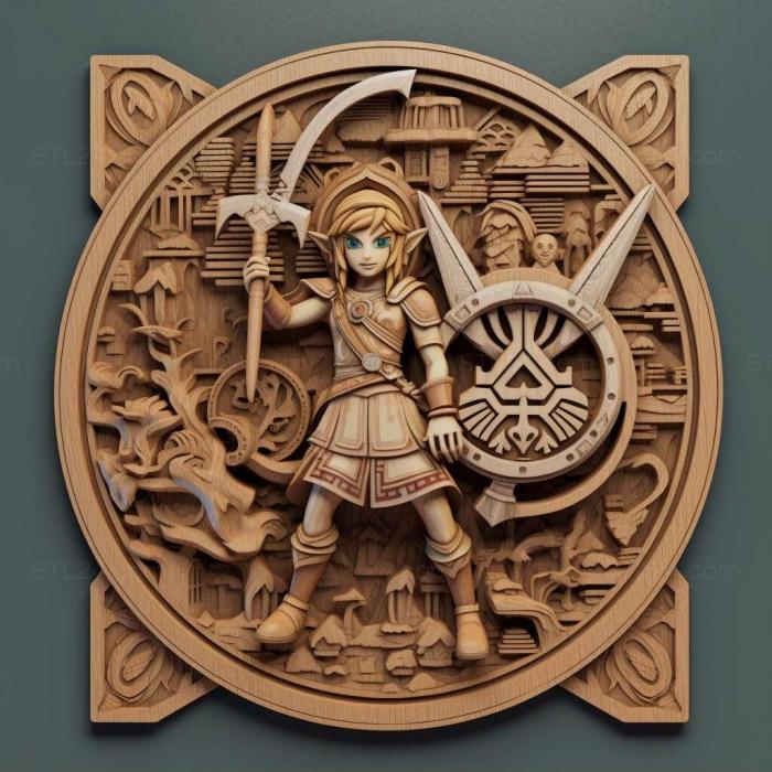 Games (Hyrule Warriors Age of Calamity 1, GAMES_1253) 3D models for cnc