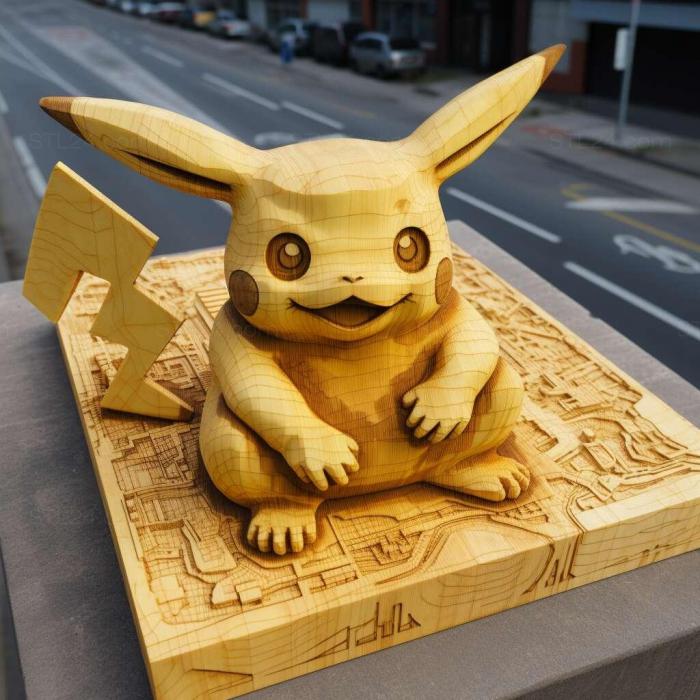 Games (st Two Degrees of Separation Find Pikachu Route 202 4, GAMES_1296) 3D models for cnc