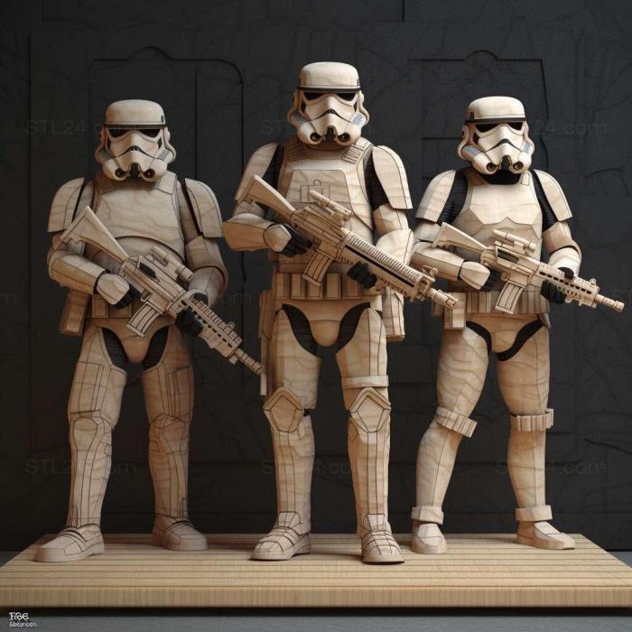 Games (Star Wars Assault Team 2, GAMES_12978) 3D models for cnc