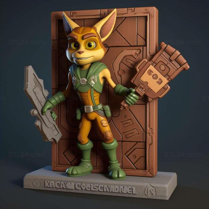 Games (Ratchet Clank Going Commando 3, GAMES_13027) 3D models for cnc