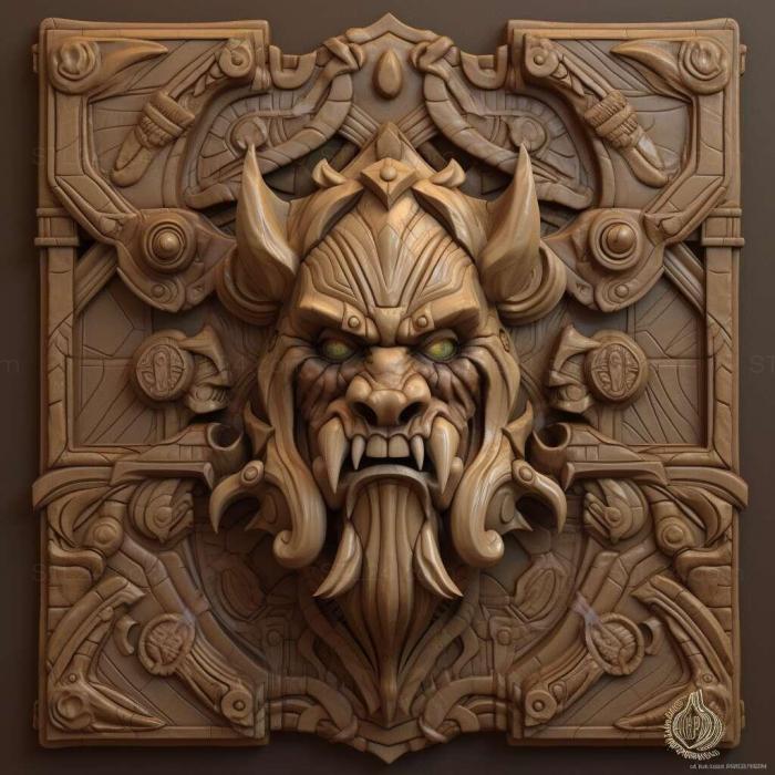 Games (Warcraft Adventures Lord of the Clans 3, GAMES_13615) 3D models for cnc